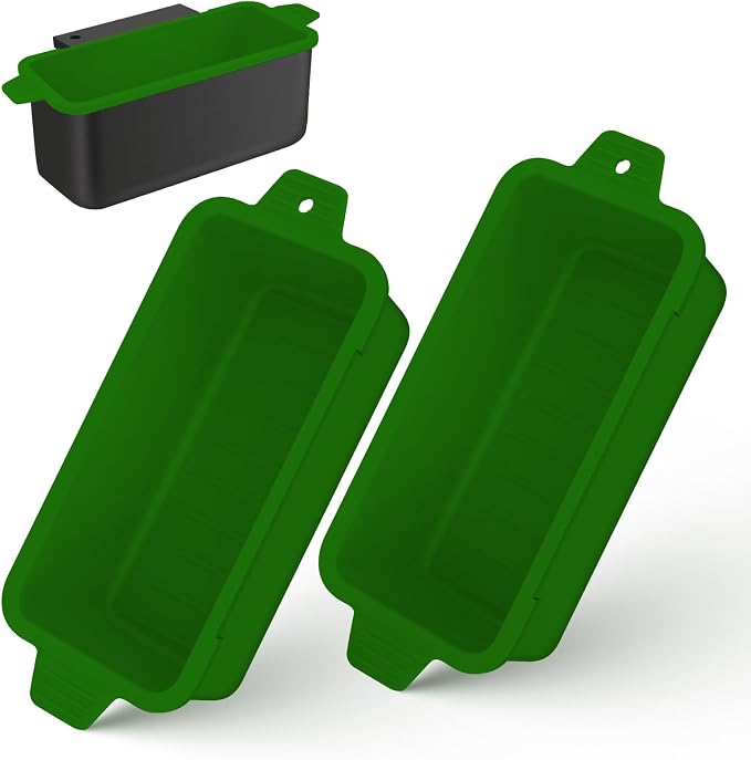 2 PCS Silicone Grease Cup Liners by Oliggive