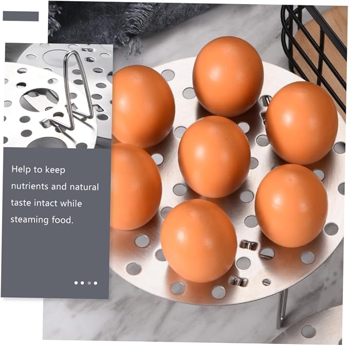 Alipis Multipurpose Steaming Rack Egg Pot Steam Tray Steamer - Image 2
