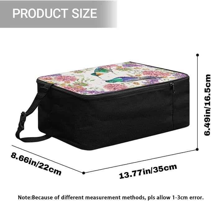 Floral Hummingbird Travel Iron Storage Bag - Image 7