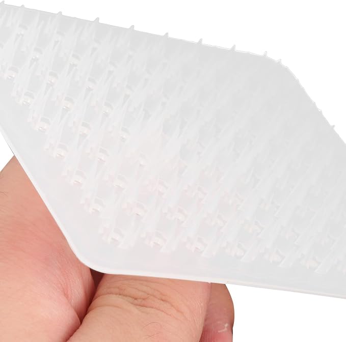 Healifty 10pcs White Vegetable and Fruit Cleaning Brush Set, Flexible Seam - Image 8