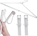 3Pcs Foldable Hangers, Aluminium Travel Clothes Hangers, Space Saving Portable by Unknown