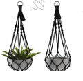 Artilady Black Plant Hanger Macrame Hanging Planter by Artilady