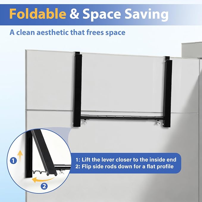 Over The Door Hanger, Foldable Over The Door Drying Rack - Image 5