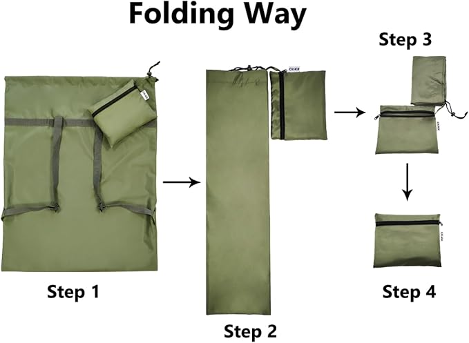 2 Pack Laundry Bag Backpack, 27” x 34”Sturdy Laundry Bag - Image 7
