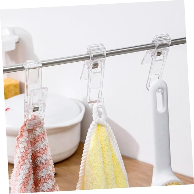 NUOBESTY 24pcs -Skid Clothes Hanger Clips Laundry Clips - Image 8