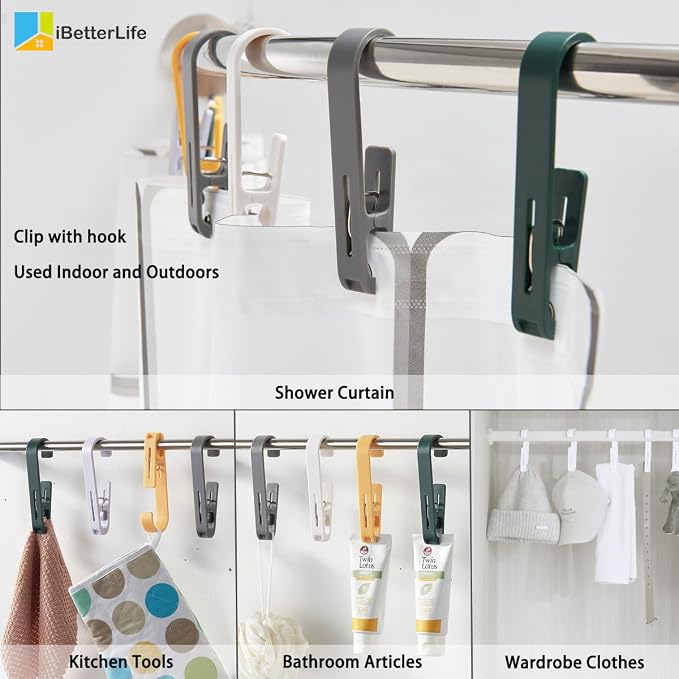 iBetterLife Clothes Pins Laundry Hooks - Image 6