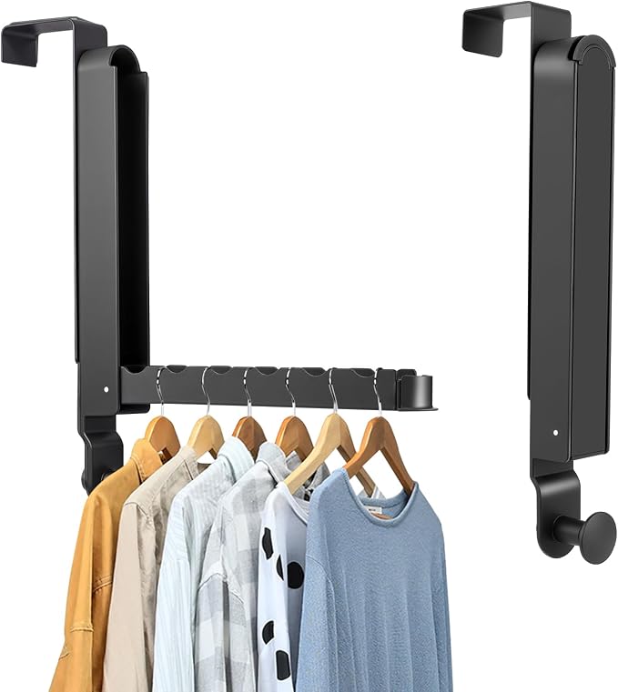 Over The Door Drying Rack, 1 Pack Foldable Over The Door Hooks Hanger by Dntorx