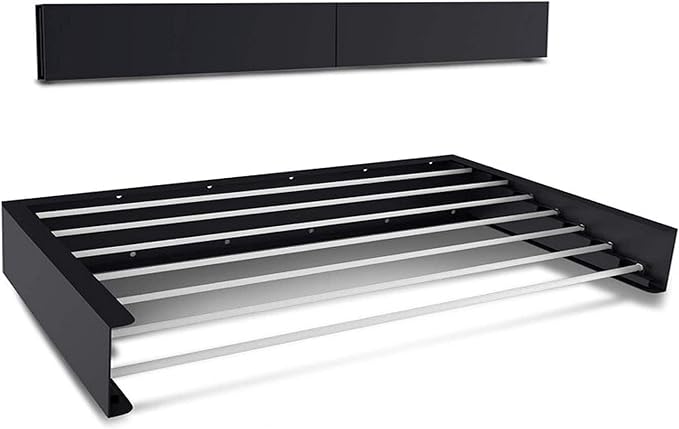 TCO ADVENTURES Wall Mounted Foldable Drying Rack 47" Elegant Matte Invisible - Image 9
