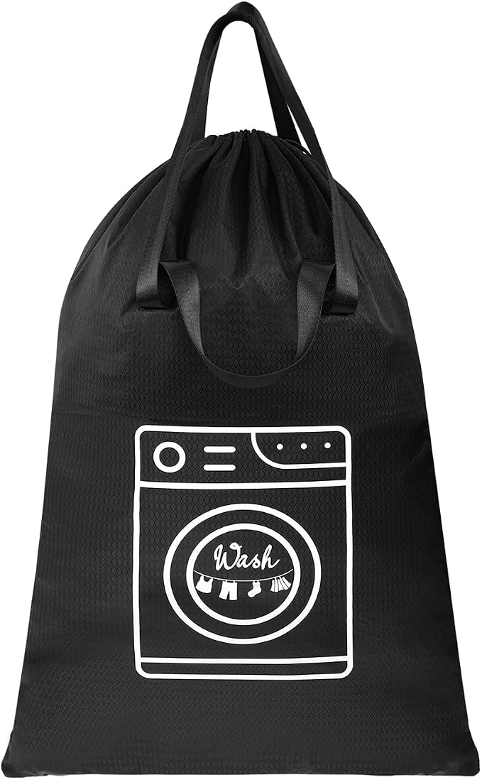 Heavy Duty Laundry Bag, Machine Washable Nylon, Splash-Resistant Dirty Clothes - Image 7