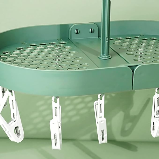 Pilipane Hanging Laundry Drip Hanger, Foldable Rotatable Clothe Drying Rack - Image 5