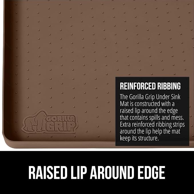 GORILLA GRIP Waterproof Silicone Under Sink Mat - Image 5