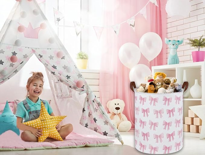 Kids Laundry Hamper, Toy Organizer - Image 4