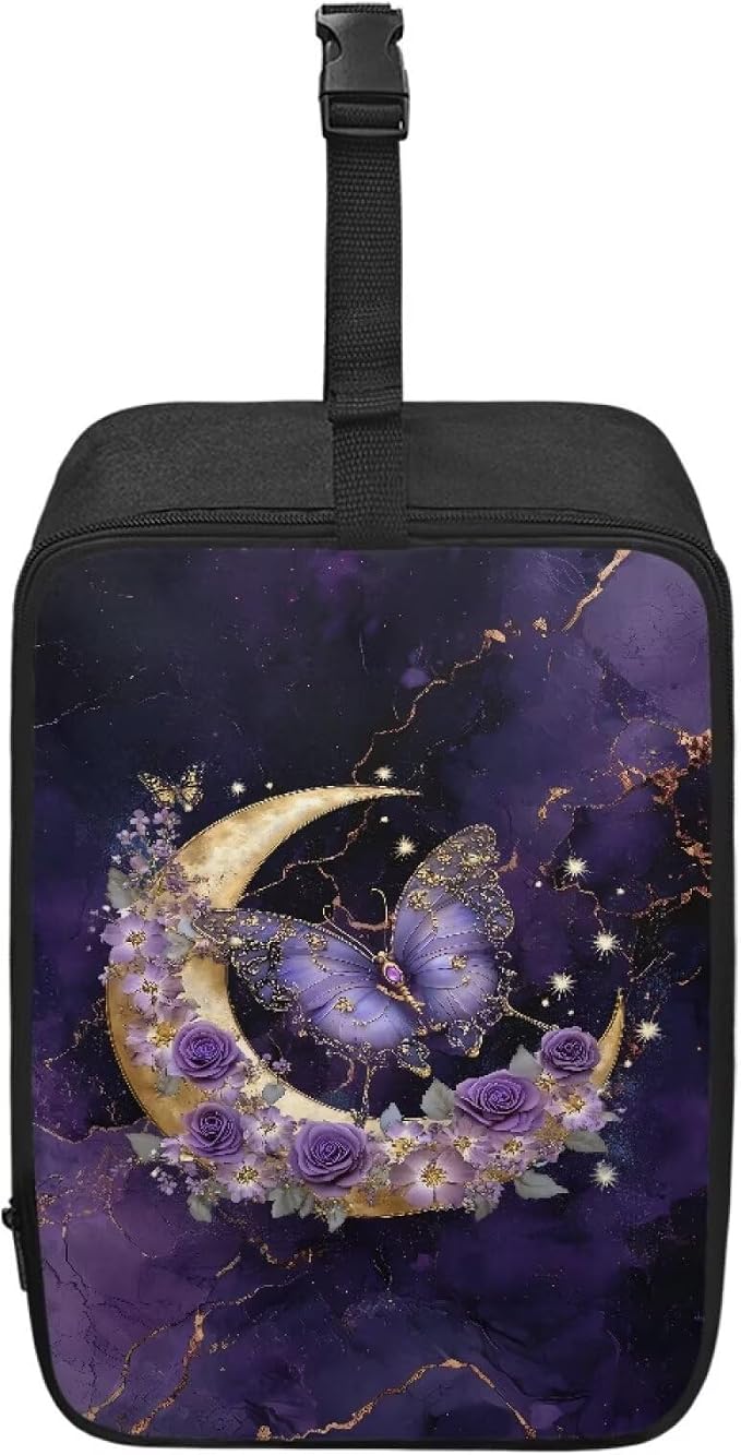 Moon Butterfly Marble Print Printed Steam Iron Storage Bag Polyester Organizer by Unknown