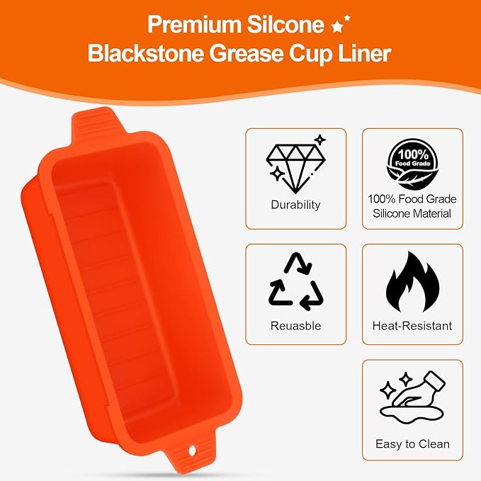 2 PCS Silicone Grease Cup Liners - Image 5