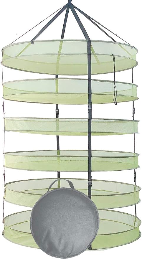 HORTIPOTS Herb Drying Rack 3 ft Hanging Dry Net 36 Inch by IndoorGardenGear