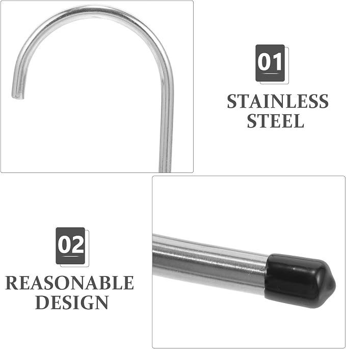 Spiral Laundry Drying Rack Set 2pcs, Thickened 304 Stainless Steel Bed Sheet - Image 5