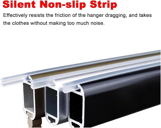 Closet Rod, Closet Valet Rod, L Shaped Garment Holder Rack - Image 3