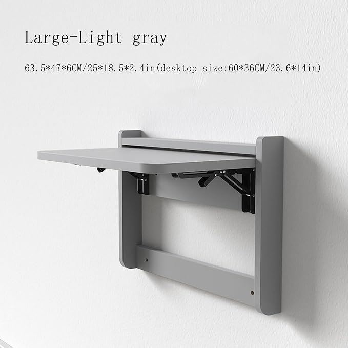 Fold Down Laundry Table, Home bar Foldable Floating nightstands，Floating - Image 3