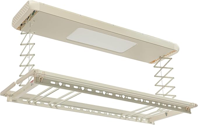 Electric Clothes Airing Rack, Adjustable Ceiling Mounted Smart Control Clothes - Image 3