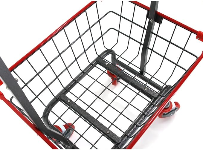 Laundry Cart Grey Powder Coated - Image 8