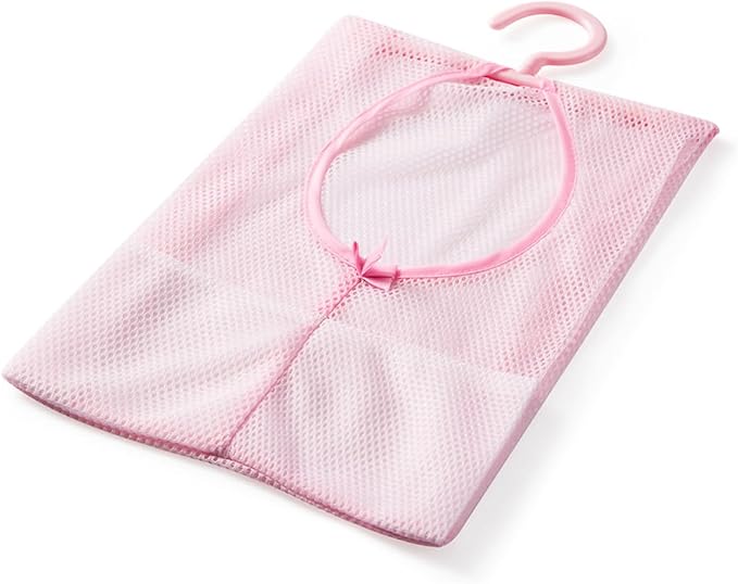 4pcs Mesh Clothespin Storage Bag Rotatable Hanger Multipurpose Organizer - Image 7