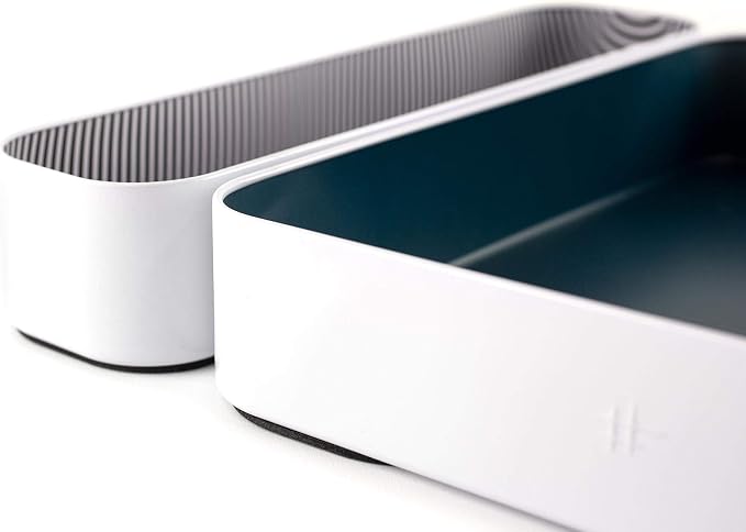 Three by Three Seattle 4 Piece Shallow Metal Organizer Tray Set - Image 4