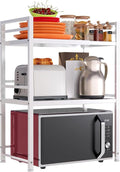 DOLALIKE Microwave Oven Rack, Expandable Microwave Stand Countertop Kitchen by DOLALIKE