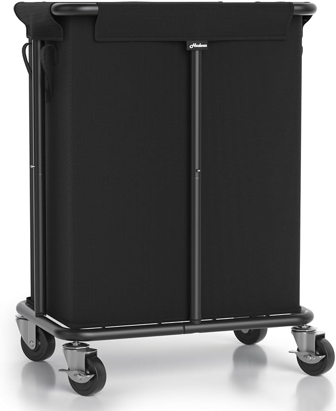 Laundry Basket with Wheels, Rolling Laundry Hamper, 46 Gallons, Removable and - Image 8