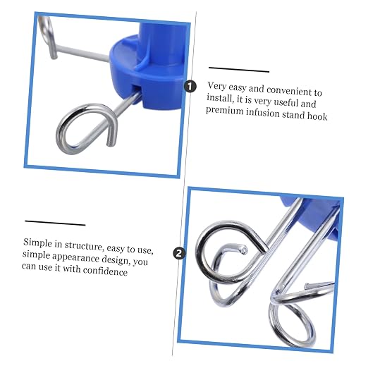 Stainless Steel Infusion Rack Hook Easy to Install Infusion Stand Accessory - Image 4