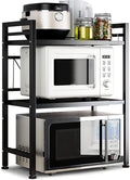 DOLALIKE Microwave Oven Rack, Expandable Microwave Stand Countertop Kitchen by DOLALIKE
