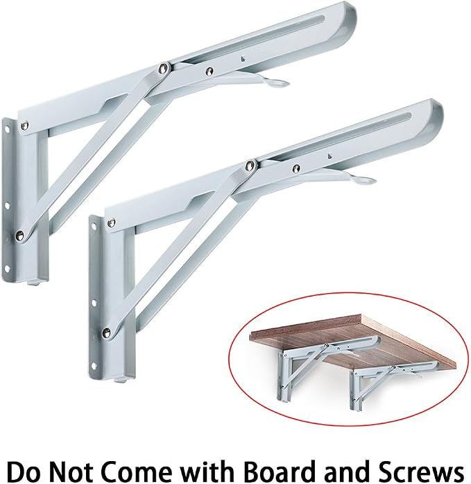 Sumnacon Sturdy Folding Shelf Brackets - Image 3