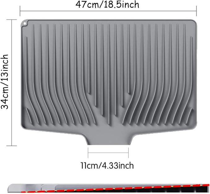 Large Premium Silicone Dish Drainers - Image 7