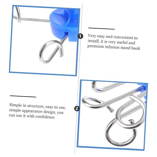 Unomor Stainless Steel Infusion Rack Hook Hanging Hook - Image 6