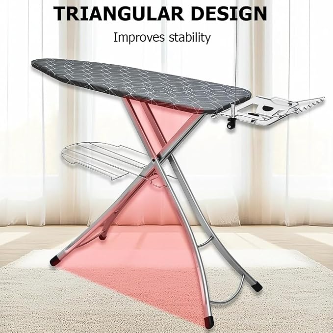 Foldable Ironing Board, Compact and Space Saver Iron Board, Heat Resistant - Image 5