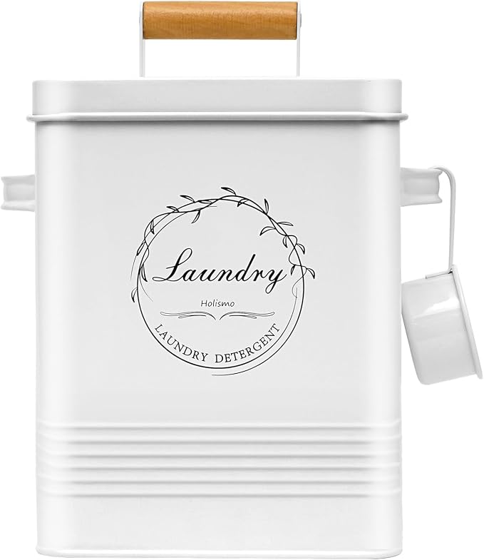 Laundry Detergent Container for Laundry Room Organization and Storage, Modern by Holismo