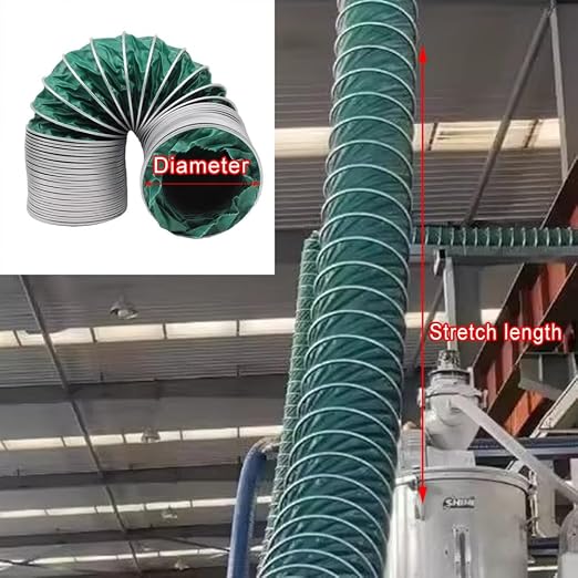 Long Heavy-Duty Dryer Hose Vent Kit, Flexible Duct Hosing - Image 5