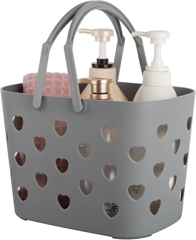 Anyoifax Portable Shower Caddy Tote Plastic Storage Basket by Anyoifax
