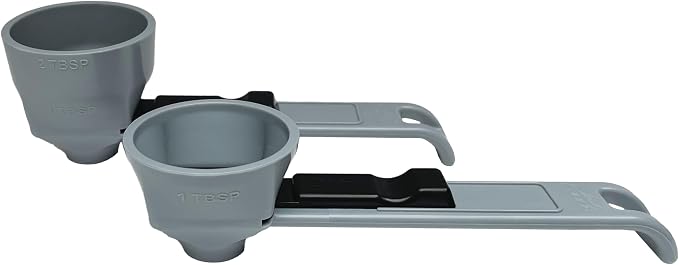 NEW VERSION: Slide Scoop the original measuring scoop + funnel No spill by Slide+Scoop