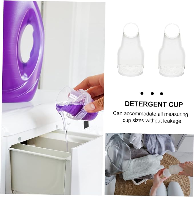 2-Piece Collapsible Laundry Cup Holder Drip Catcher Plastic Drip Tray - Image 7