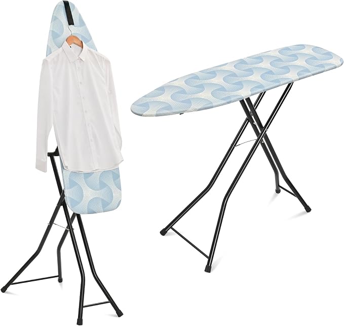 APEXCHASER Ironing Board, Full Size Steam Iron Board, Large Heavy-Duty Sturdy by APEXCHASER