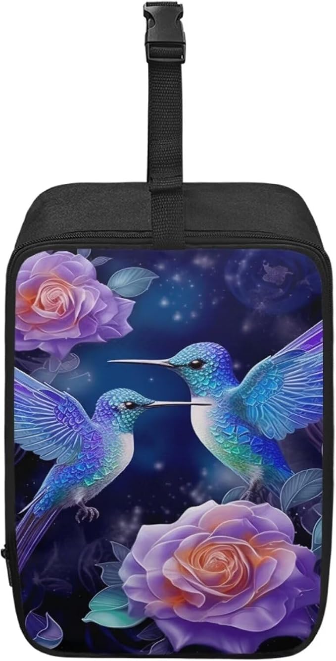 Floral Hummingbird Travel Steam Iron Storage Bag Lightweight Steamer Carrying by YUVAMAGIMO