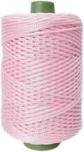 250G Hollow Braided Polypropylene Rope 3mm Colorful Polyester Yarn Handmade by Unknown