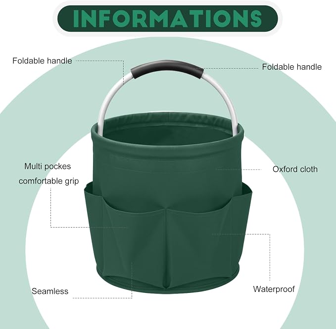 Cleaning Caddy for Cleaning Supplies, 17L Cleaning Supply Caddy - Image 4