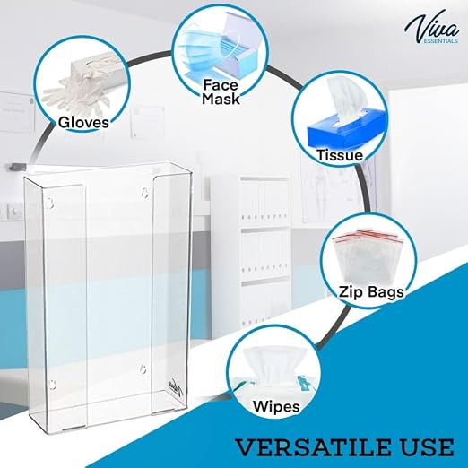 AdirMed VivaEssentials Triple Glove Box Holder, Wall Mount or Free Standing - Image 9