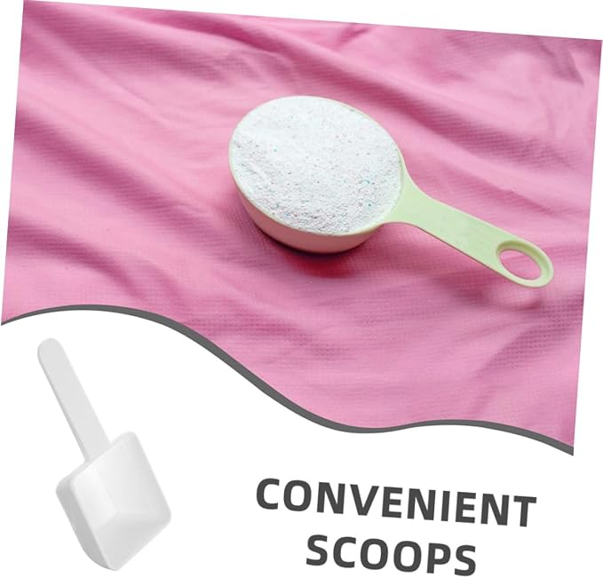 Wakauto 30pcs Plastic Laundry Powder Scoops Capacity Multi Use Measuring Spoons - Image 7