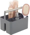 mDesign Plastic Shower Caddy Storage Organizer Utility Tote, Divided Basket Bin by mDesign