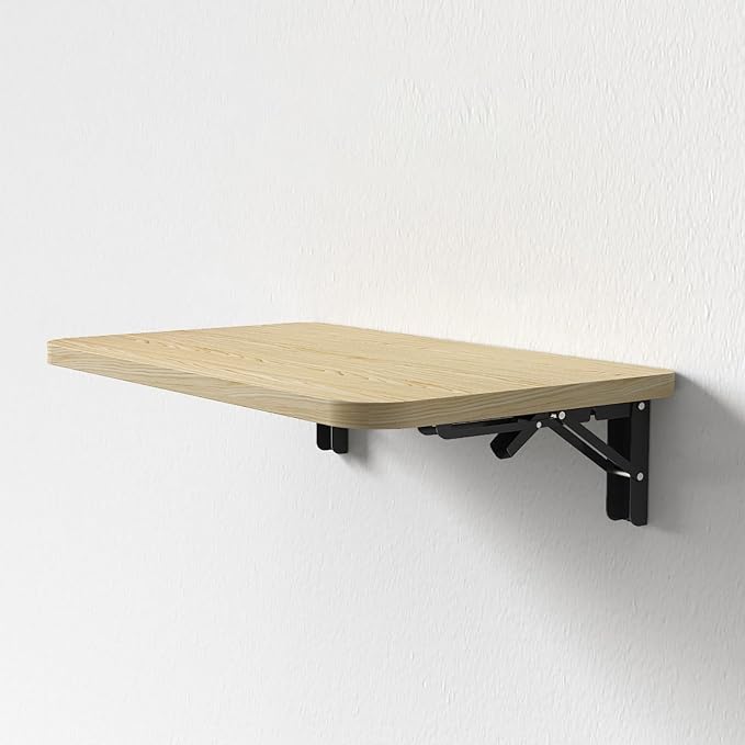 Wall Mounted Fold Down Desk Laundry Folding Wall Table Drop Leaf Wall Shelf by Unknown