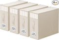 4 Pack Bed Sheet Closet Organizers and Storage, Sturdy Foldable Storage by StorageTastic