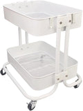 2 Tier Under Desk Storage Cart by LIWNYRK