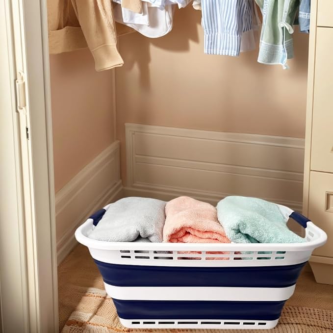 SAMMART 42L Collapsible Plastic Laundry Basket - Image 5